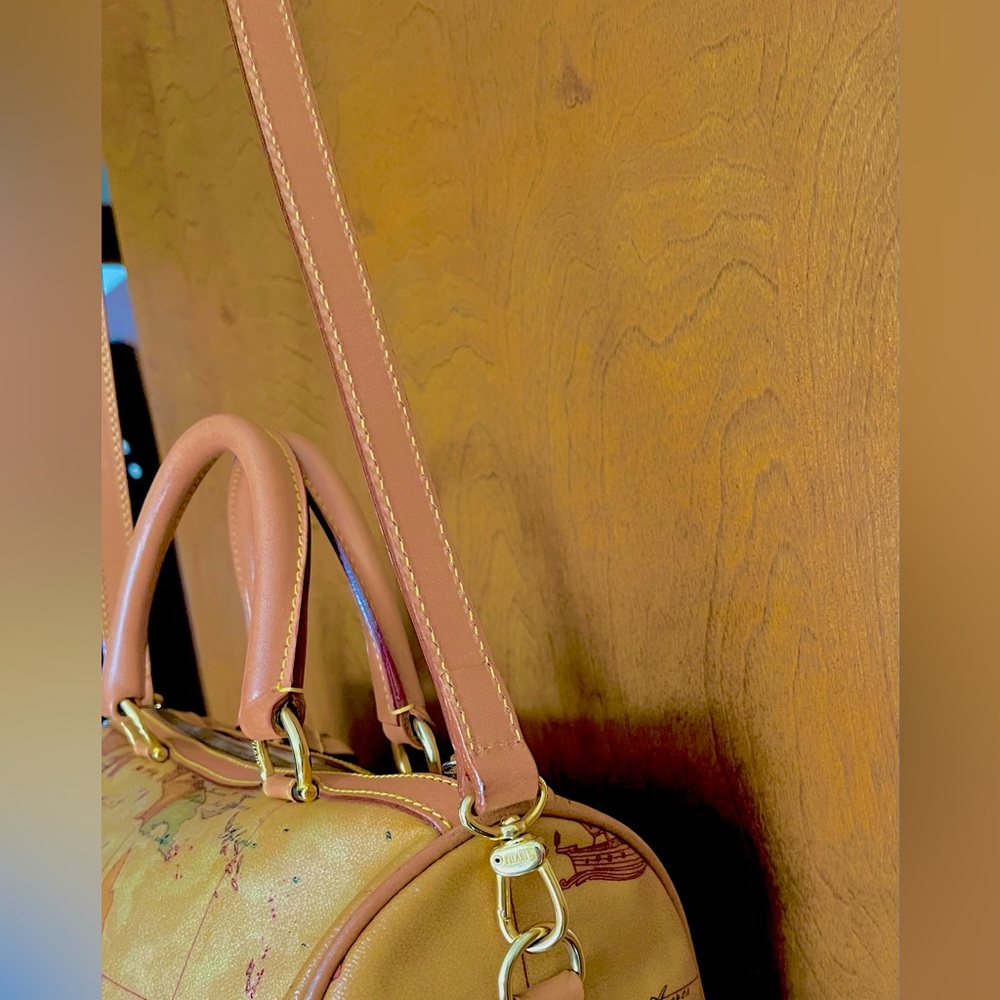 ALVIERI MARTINI NWOT AUTHENTIC GEO CLASSIC BOSTON BAG - Picture 7 of 16